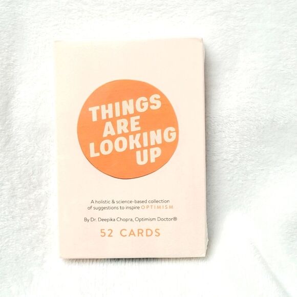 Things Are Looking Up 52 Card Deck Inspire Optimism Dr Deepika Chopra New Sealed - Picture 1 of 9